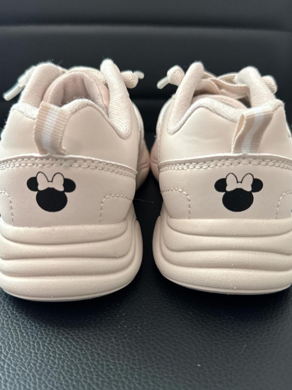 Cream and white trainers sneakers shoes For Kids children size 12" Kids Disney M